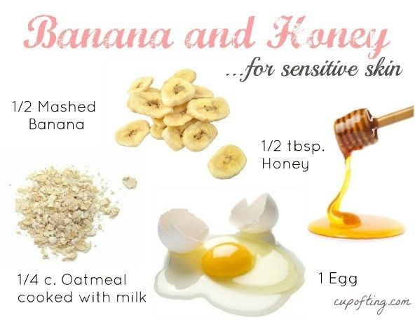 Banana and Honey Mask for hair