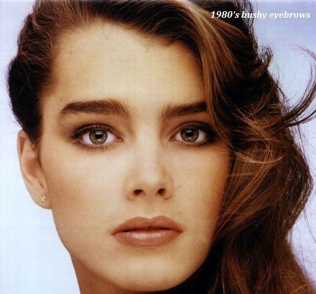 1980's-eyebrows-Brook-Shields-bushy-brows
