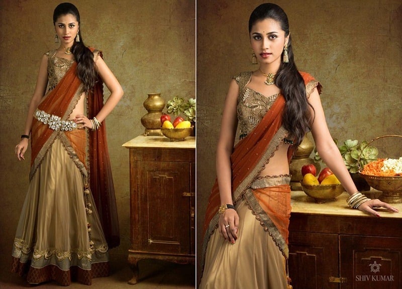 The Metamorphosis Of Half Saree Fashion 