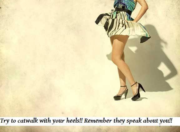 how to catwalk in heels