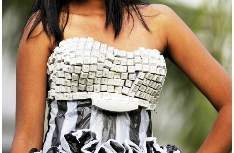 Keyboard dress