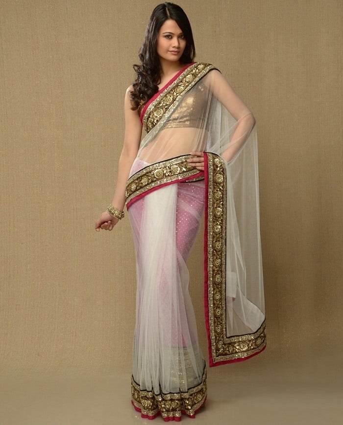 petticoat for net saree