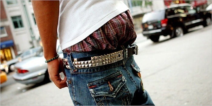 Sagging pants ridiculous fashion trend