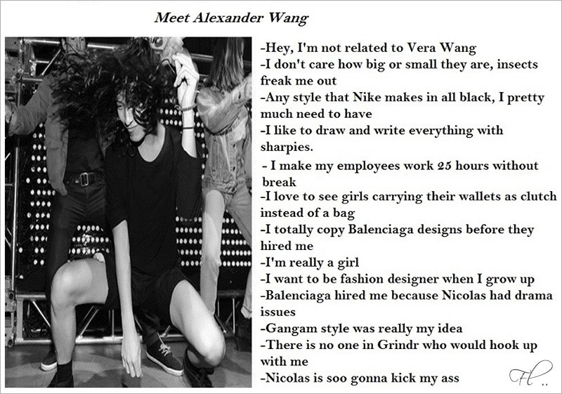 Alexander Wang Facts