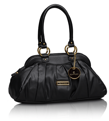 Esther-Satchel-Small-Black-caprese Hand Bags