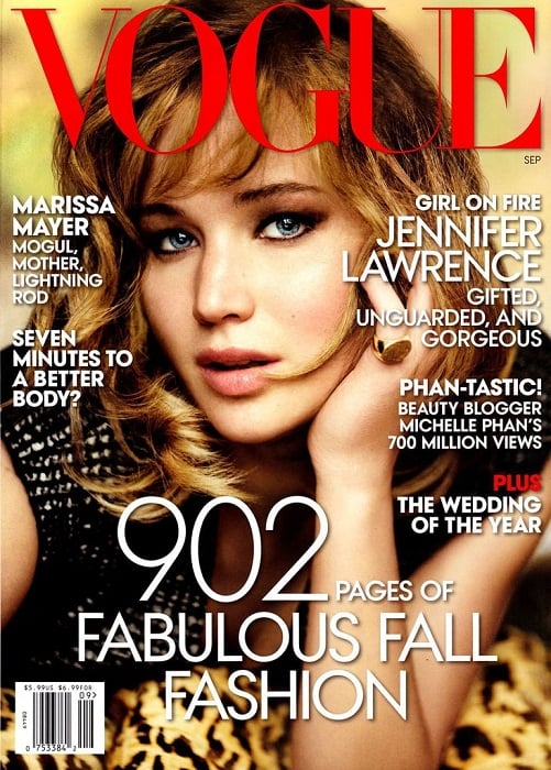 Jennifer Lawrence Vogue September 2013 issue