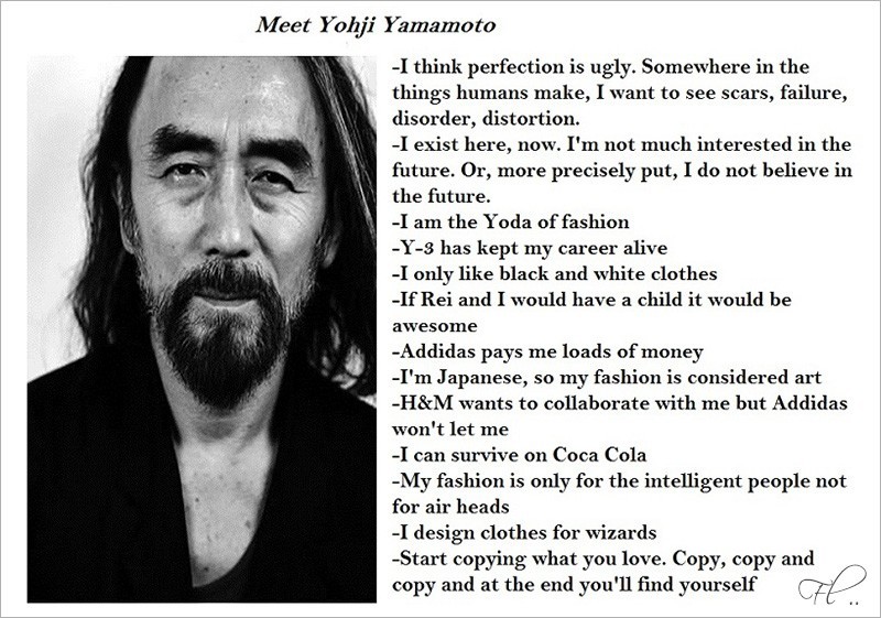 Yohji Yamamoto facts