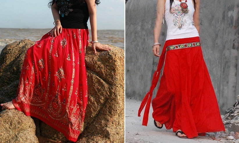 desi skirt girls