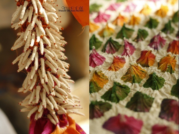 how bandhani sarees are make