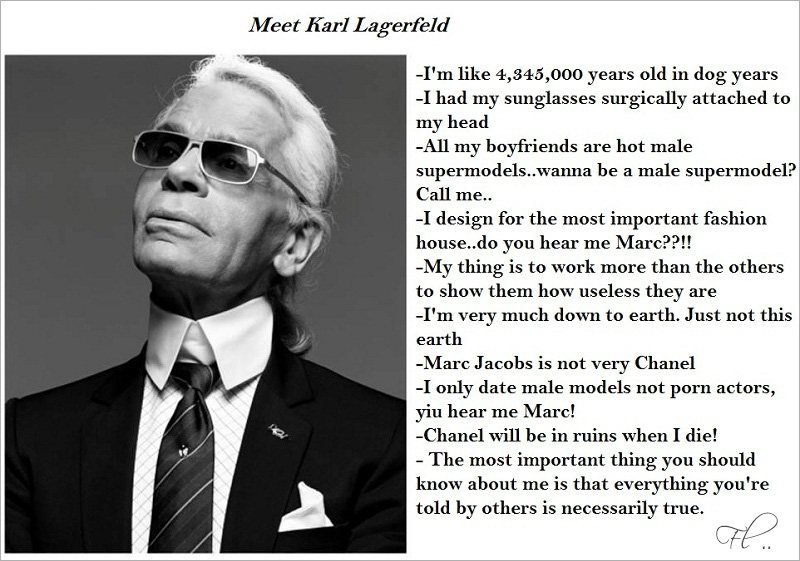 karl lagerfeld facts