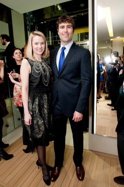 marissa mayer fashion with husband