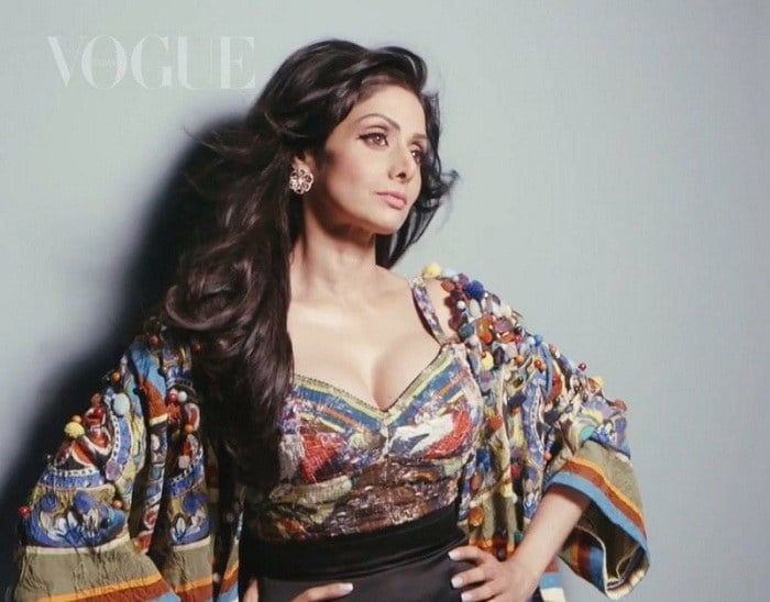 sridevi photoshoot for  vogue