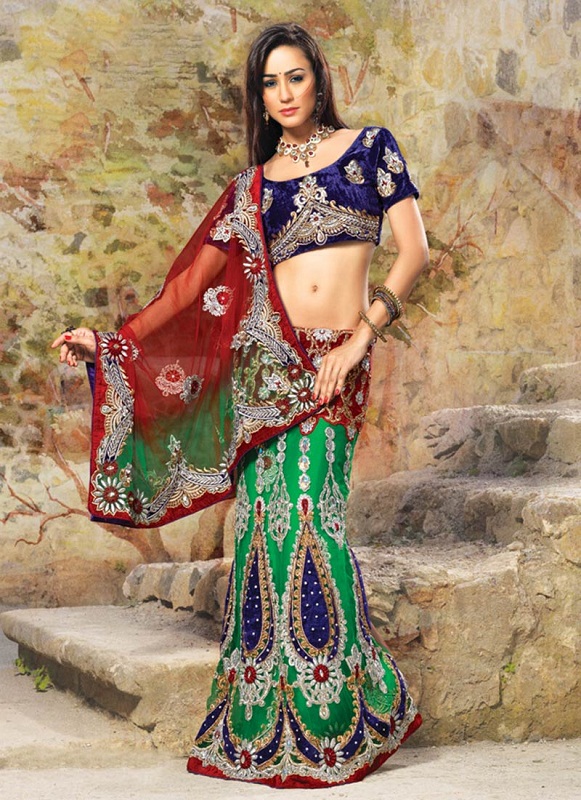 Appliqued Georgette Lehenga Choli