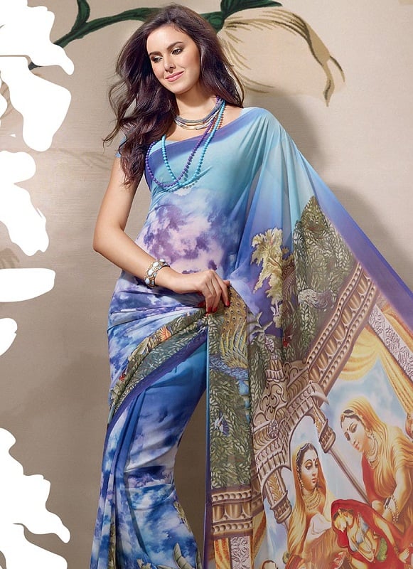 Digital Printed Sarees