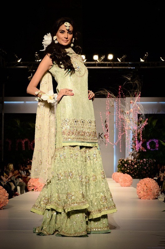 Pistachio Green Sharara with Kurti