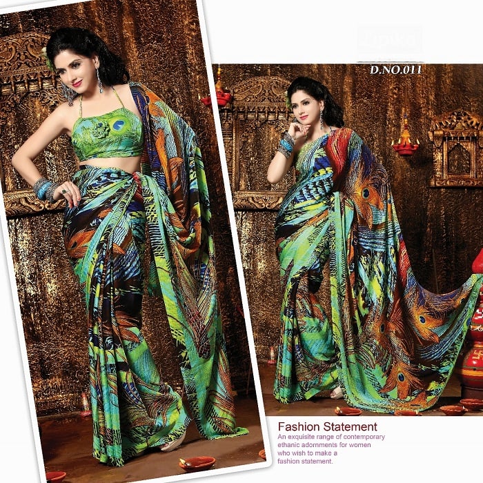 Popular Digital Printed Sarees