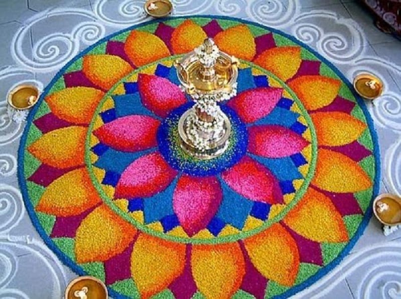 Popular diwali rangoli designs