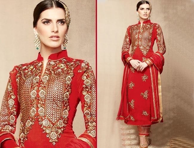 Regal Red Pure Tusser Silk