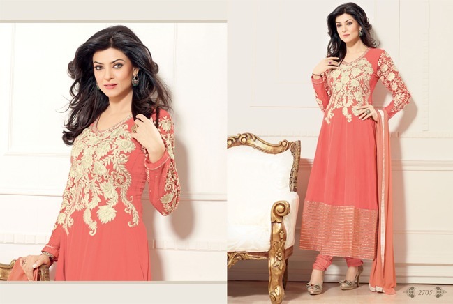 Sushmita Sen in Anarkali Dresses