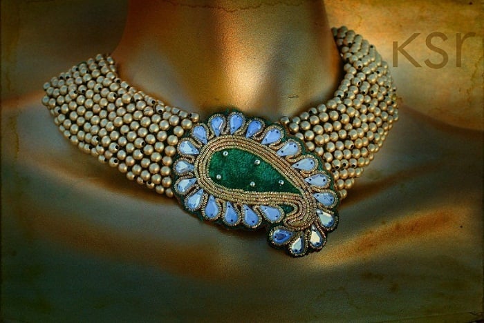 contemporary necklace diwali fashion