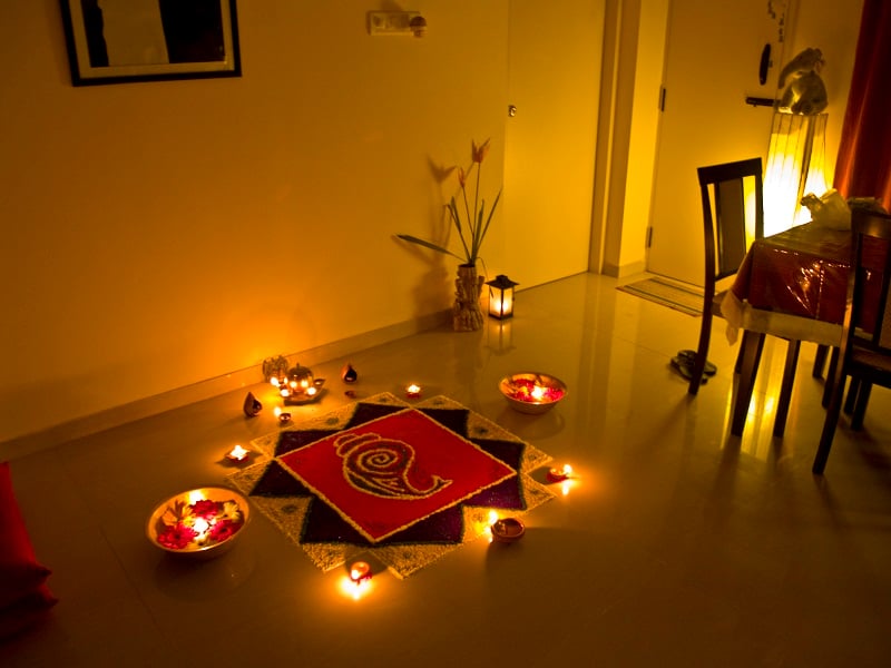 significance of rangoli in Diwali