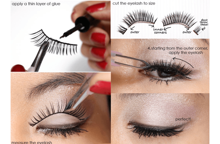 How to apply Fake Eye Lashes for the First Time