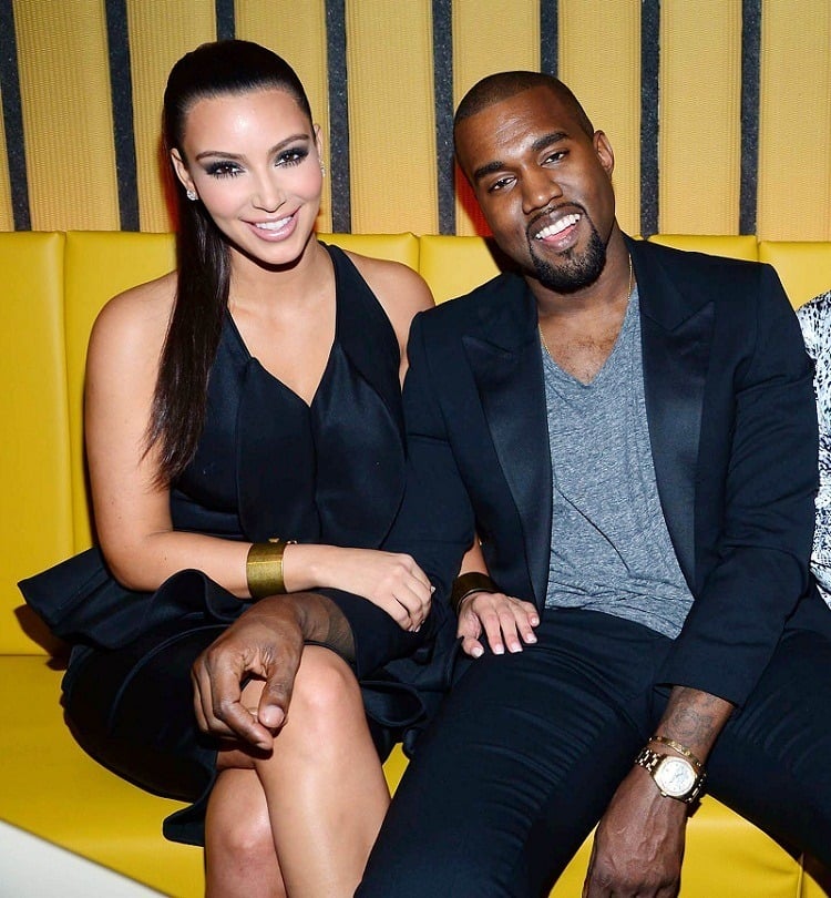 Kim-Kardashian and Kanye West