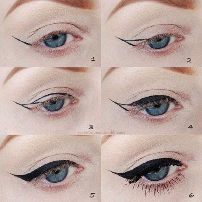 Simple Winged Cat Eye Makeup Tutorial