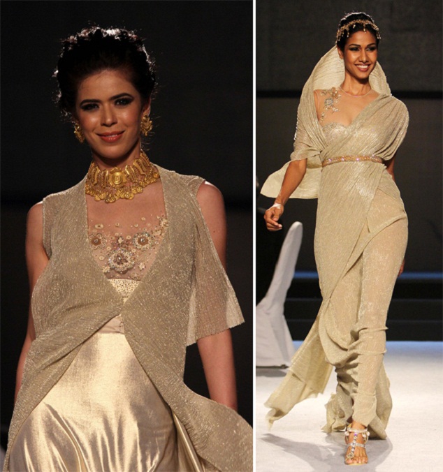 Tarun Tahiliani design at Gold Fashion Show