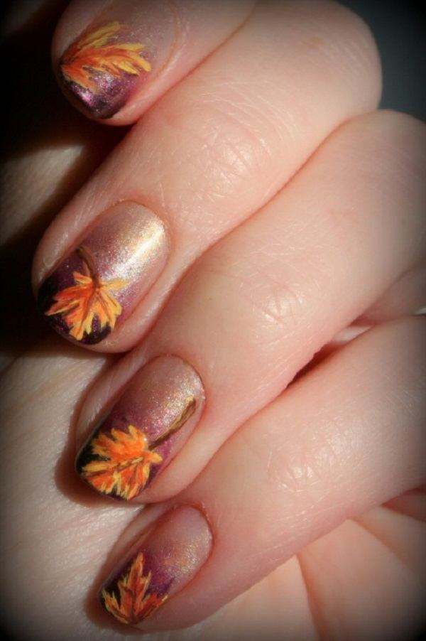 Thanksgiving-fall-autumn-nail-art