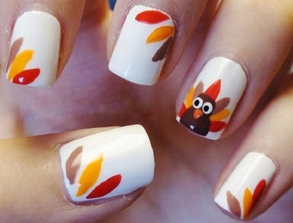 thanksgiving nails designs