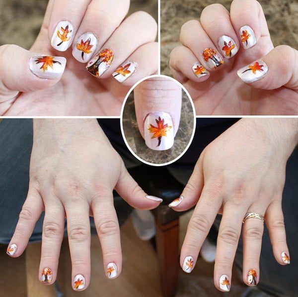 Thanksgiving Nail Art Designs Easy