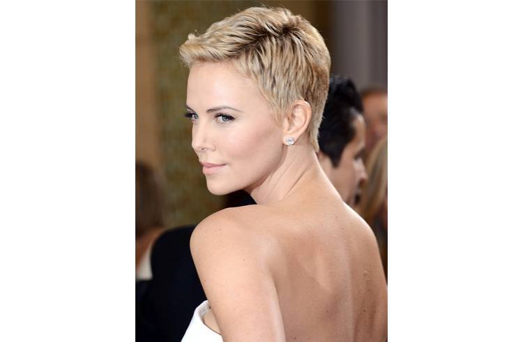 Charlize Theron braid