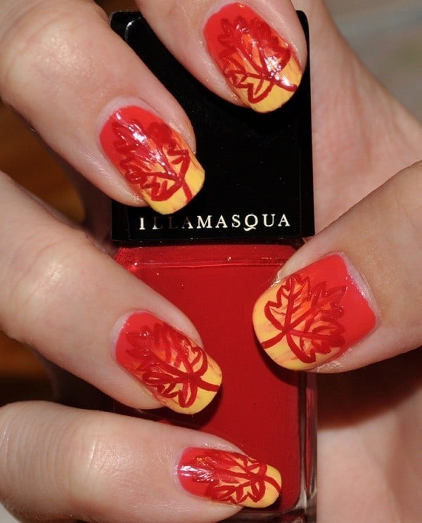 thanksgiving-autumn-leaves-nail-art-designs