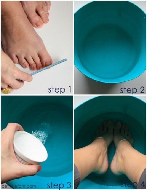 step by step process of pedicure tutorial 