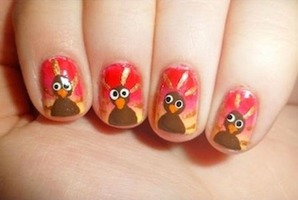 Thanksgiving Nails Designs