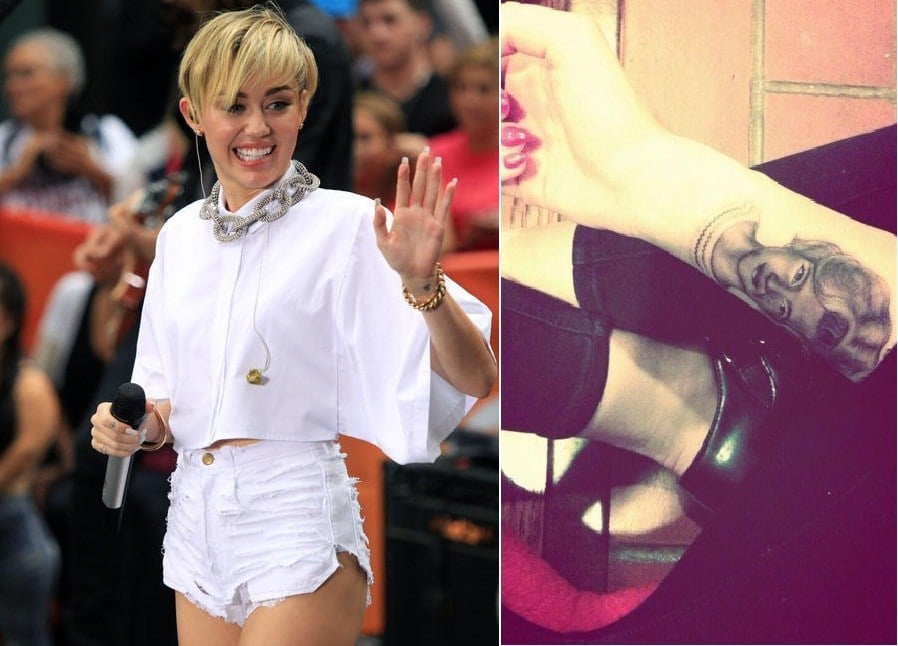 Miley Cyrus Tattoo