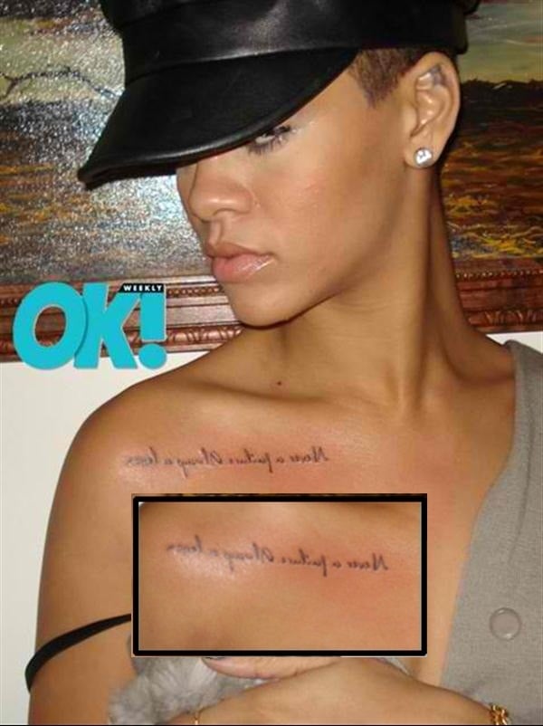 Rihanna Tattos