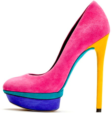 Color block Heels