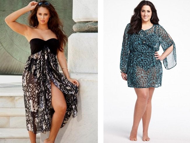 Plus size beach dresses