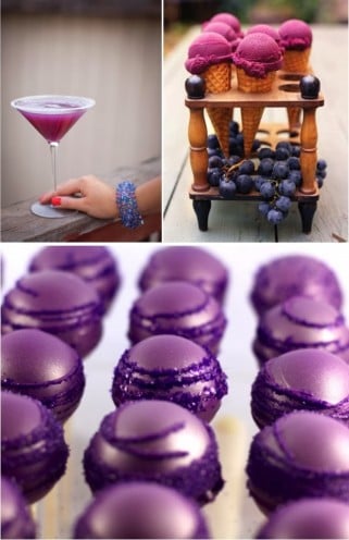 Radiant Orchid Wedding food Radiant Orchid Wedding food