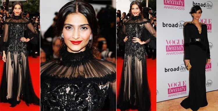 Sonam Kapoor in Alexander McQueen