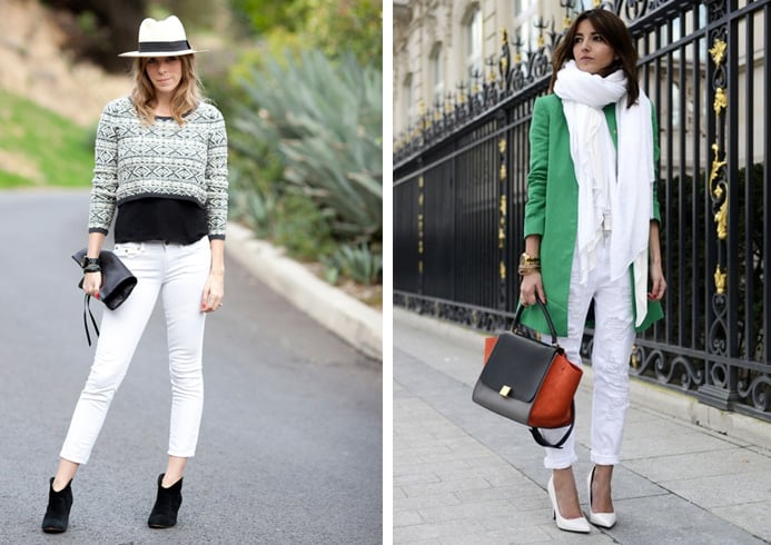 Tops with white jeans