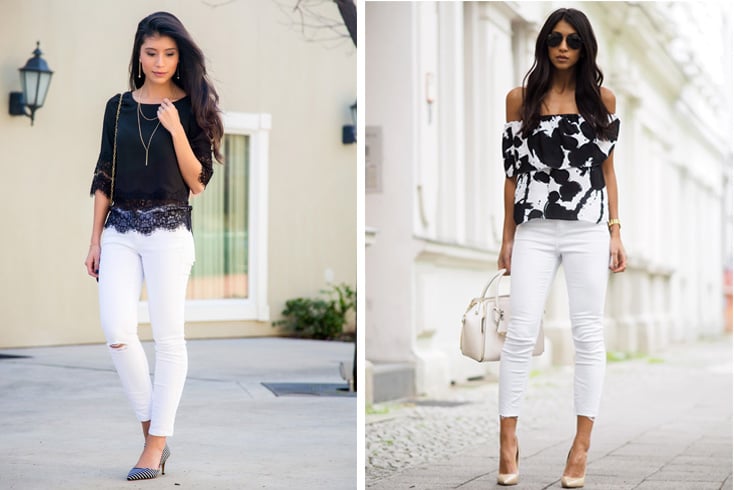 White Jeans Outfit Ideas