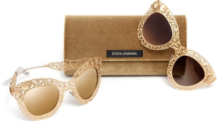 dolce gabbana eyewear fallwinter 2013-2014 collection Women's Cat-Eye Sunglasses
