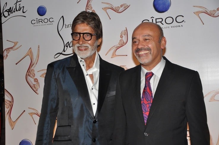 fashion moments of Amitabh Bachchan at Christian Louboutins