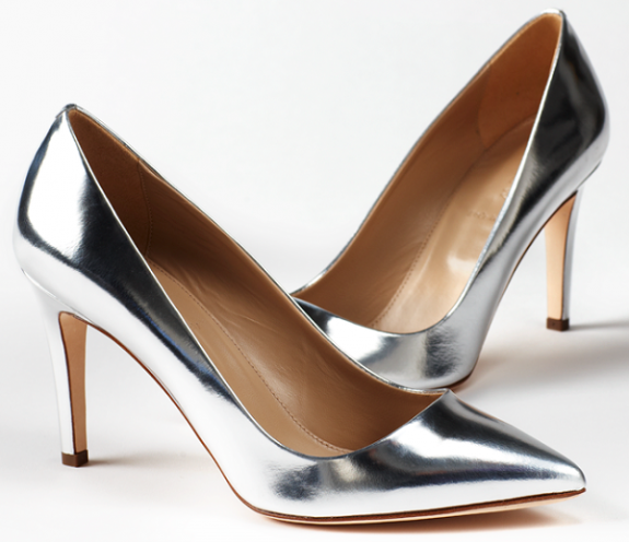 metallic silver pumps metallic silver pumps