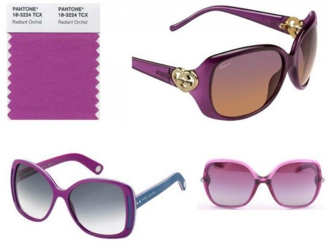 radiant orchid sunglasses