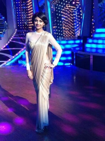 shilpa shetty white gown nach baliye