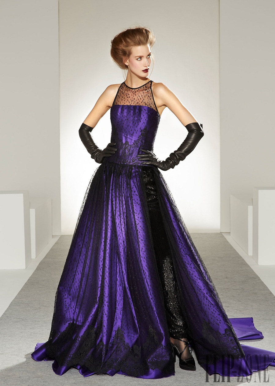 Bride Goes Black for Georges Chakra